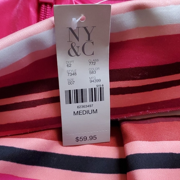 NWT NY&CO Strapless Dress - Picture 4 of 5